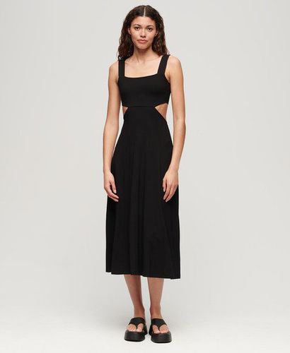 Women's Jersey Cutout Midi Dress - Size: 12 - Superdry - Modalova