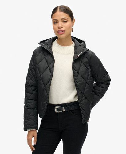 Damen Liner Steppjacke mit Kapuze - Größe: 42 - Superdry - Modalova