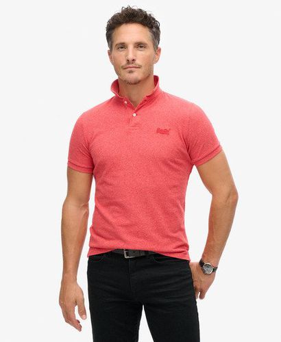 Herren Klassisches Polohemd aus Pikee - Größe: XL - Superdry - Modalova