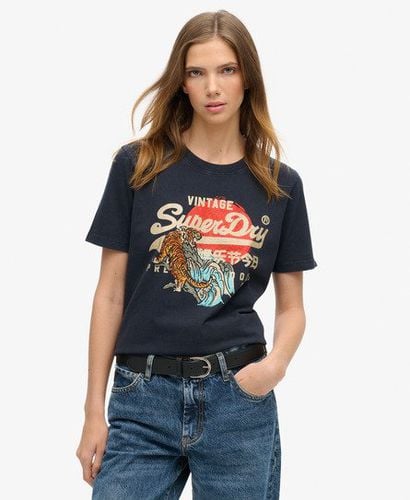 Damen Lässiges Tokyo T-Shirt - Größe: 34 - Superdry - Modalova