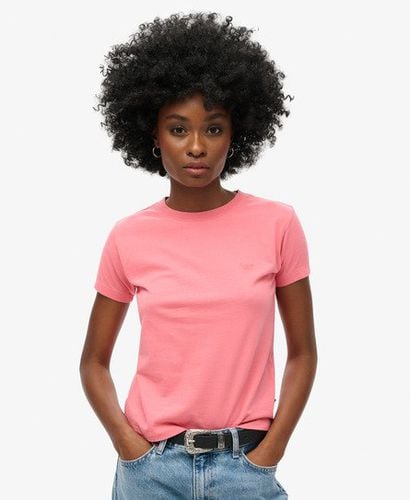 Women's Essential Logo 90s T-Shirt Pink / Camping Pink - Size: 10 - Superdry - Modalova