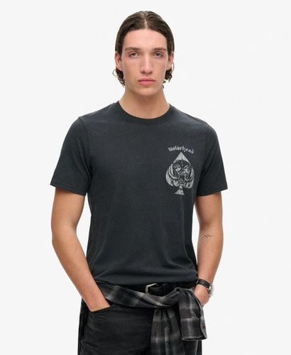 Men's Motörhead x Limited Edition Band T-Shirt Black / Mid Back In Black - Size: M - Superdry - Modalova