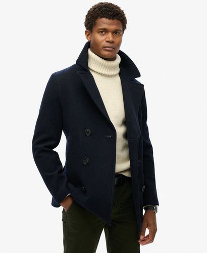 Men's The Merchant Store - Peacoat aus Wolle - Größe: Xxxl - Superdry - Modalova