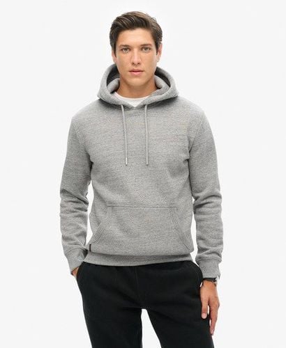 Men's Essential Logo Hoodie Grey / Dark Grey Fleck Marl - Size: M - Superdry - Modalova