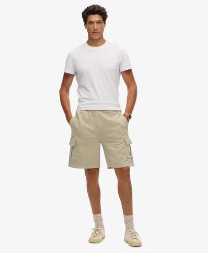 Men's Contrast Stitch Cargo Shorts Beige / Washed Pelican Beige - Size: M - Superdry - Modalova