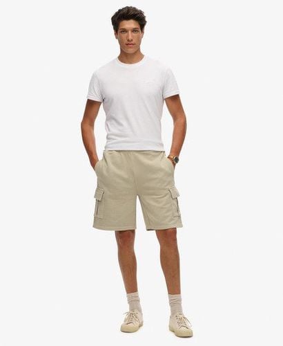 Men's Contrast Stitch Cargo Shorts Beige / Washed Pelican Beige - Size: Xxl - Superdry - Modalova