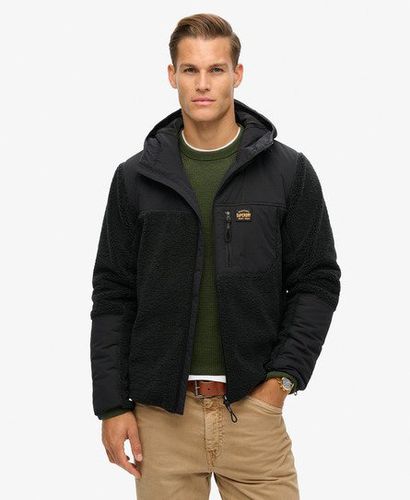 Herren Expedition Hybrid Hoodie mit Teddyfell - Größe: M - Superdry - Modalova