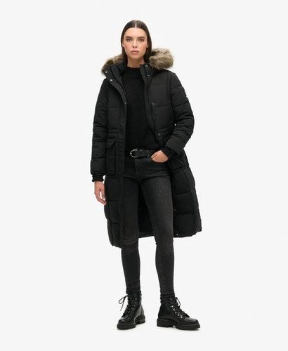 Damen Langer Everest Steppmantel - Größe: 40 - Superdry - Modalova