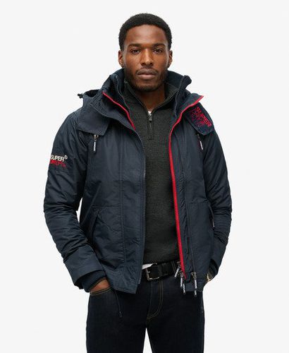 Men's Mens Classic Logo Embroidered Mountain SD Windcheater Jacket, Navy Blue, Size: L - Superdry - Modalova