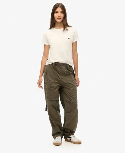 Women's Parachute Grip Pants Green / Olive Night - Size: 32/30 - Superdry - Modalova