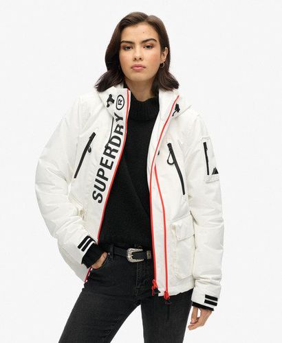 Women's Hooded Ultimate SD-Windcheater Jacket White / Optic - Size: 16 - Superdry - Modalova