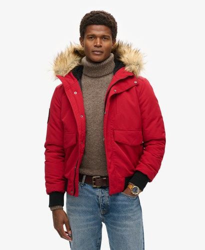 Men's Everest Bomber Jacket Red / Deep Red - Size: L - Superdry - Modalova