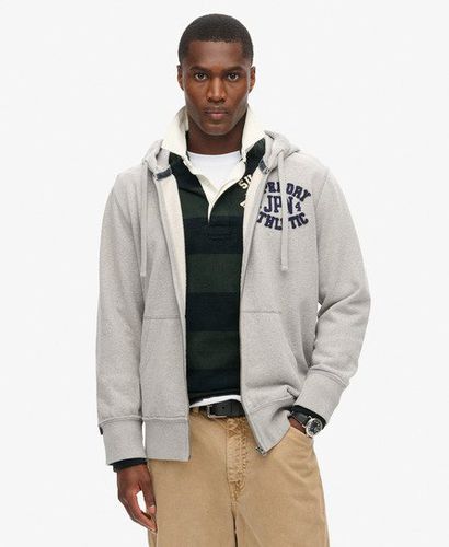 Herren Vintage Athletic Zip Hoodie, Größe: L - Superdry - Modalova