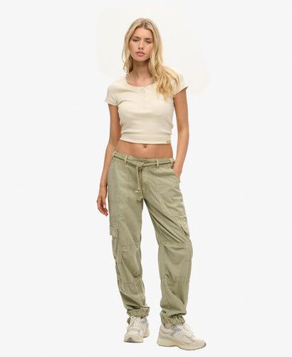 Damen Leichte Strand-Cargohose - Größe: 40 - Superdry - Modalova