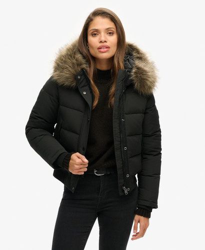 Damen Everest Bomberjacke mit Kapuze - Größe: 38 - Superdry - Modalova