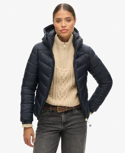 Damen Fuji Steppjacke mit Kapuze - Größe: 44 - Superdry - Modalova