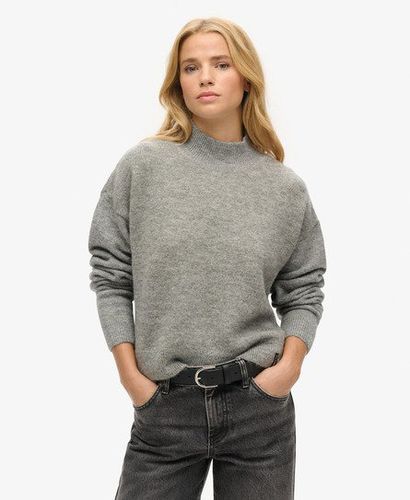 Women's Vintage Essential Pullover mit Angedeutetem Ausschnitt - Größe: 44 - Superdry - Modalova