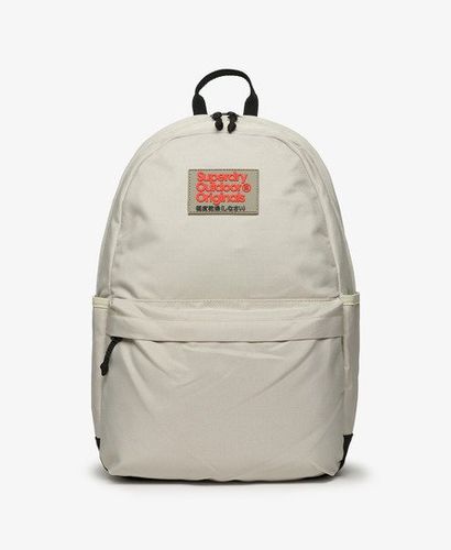 Ladies Classic Logo Badge Montana Backpack, Beige, Size: 45x30x13.5cm - Superdry - Modalova