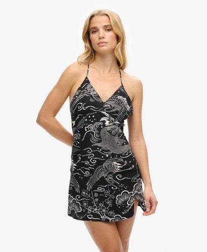 Women's Mini-Trägerkleid mit Print - Größe: 44 - Superdry - Modalova