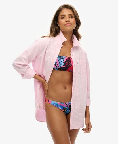 Damen Bandeau-bikinioberteil mit Tropischem Print - Größe: 36 - Superdry - Modalova