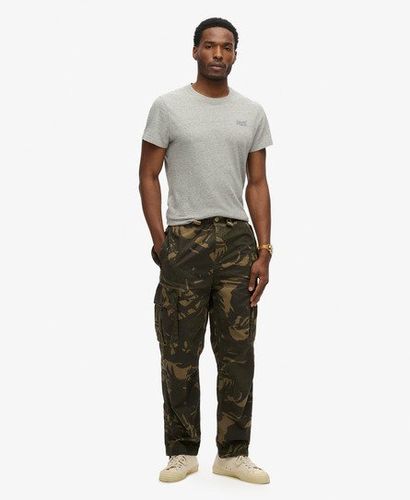 Men's Baggy Parachute Pants Green / Para Camo - Size: 34/32 - Superdry - Modalova