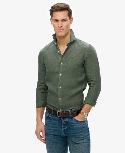Herren Besticktes Vacation Leinenhemd - Größe: XL - Superdry - Modalova