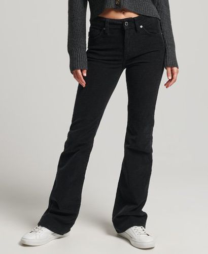 Women's Ausgestellte Cordjeans mit Mittlerer Leibhöhe - Größe: 26/31 - Superdry - Modalova