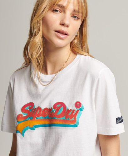 Women's Saisonales Vintage-Logo T-Shirt - Größe: 34 - Superdry - Modalova