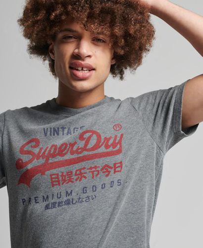Men's Klassisches Vintage Logo T-Shirt - Größe: XL - Superdry - Modalova