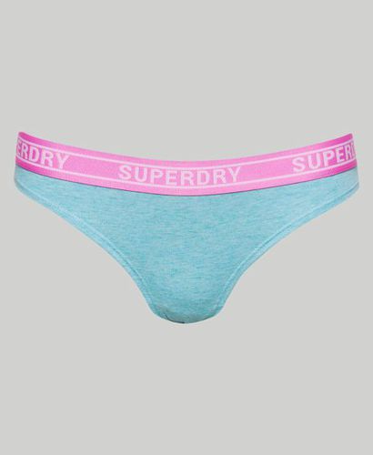 Superdry Womens Organic Cotton Offset Logo Bikini Briefs