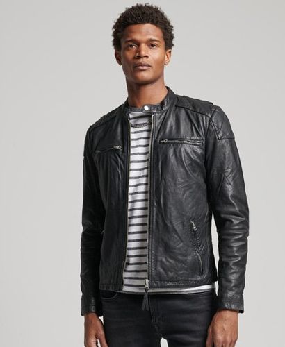 Men's Moto Racer Jacket - Size: L - Superdry - Modalova