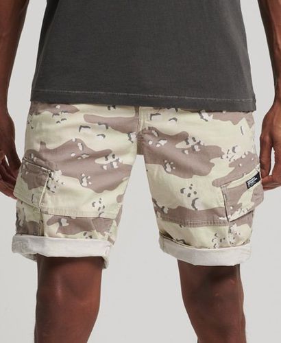 Men's Core Cargo Shorts Khaki / Desert Camo - Size: 30 - Superdry - Modalova