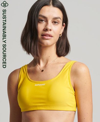 Women's Essential Bikini Top Yellow / Nautical Yellow - Size: 6 - Superdry - Modalova