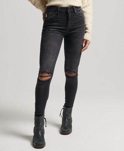 Damen Skinny Jeans mit Hohem Bund - Größe: 28/30 - Superdry - Modalova
