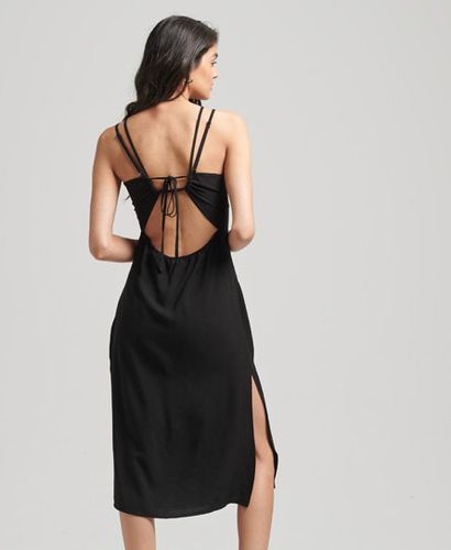 Women's Vintage Cami Strappy Dress Black - Size: 16 - Superdry - Modalova