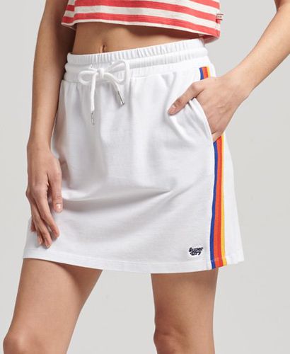 Women's Vintage Stripe Hockey Skirt White - Size: 12 - Superdry - Modalova