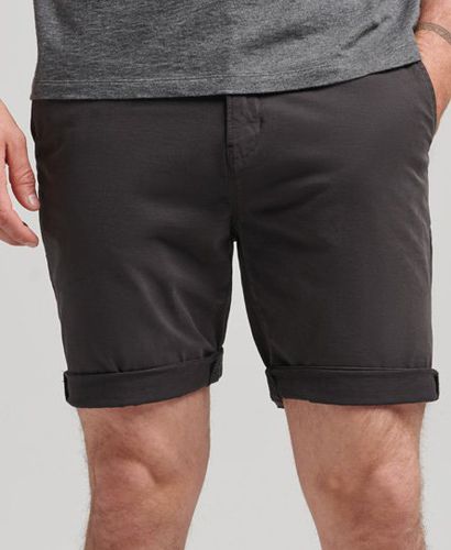 Men's Organic Cotton Core Chino Shorts Black - Size: 28 - Superdry - Modalova