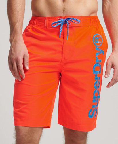 Men's Classic Board Shorts Orange / Volcanic Orange - Size: S - Superdry - Modalova