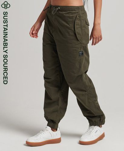 Men's Organic Cotton Parachute Grip Pants / Olive Night - Size: 32/32 - Superdry - Modalova