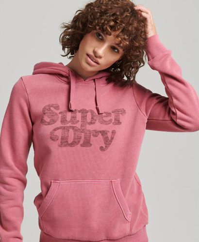 Women's Cooper Classic Hoodie Red / Carmine Red - Size: 8 - Superdry - Modalova