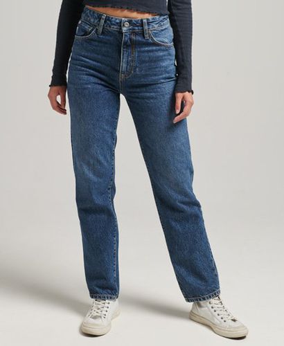 Women's Gerade Jeans aus Bio-Baumwolle mit Hohem Bund - Größe: 27/30 - Superdry - Modalova