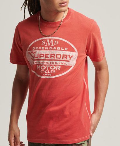 Men's Limited Edition Vintage 06 Rework Classic T-Shirt Red - Size: S - Superdry - Modalova
