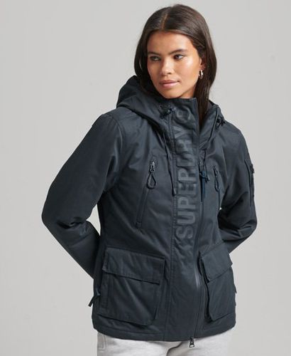 Women's Ultimate Microfibre SD-Wind Jacket Navy / Super Dark Navy - Size: 8 - Superdry - Modalova