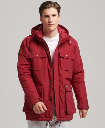 Men's Mountain Padded Parka Jacket Red / Deep Red - Size: XL - Superdry - Modalova