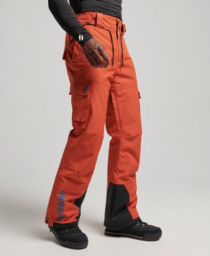 Men's Sport Ski Ultimate Rescue Pants Orange / Burnt Ochre - Size: S - Superdry - Modalova