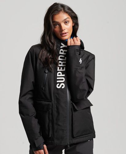 Women's Sport Ski Rescue Jacket Black - Size: 12 - Superdry - Modalova
