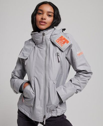 Women's Mountain SD-Windcheater Jacket Light Grey / Dove Grey - Size: 10 - Superdry - Modalova