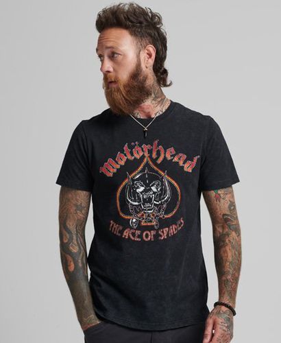 Men's Motörhead x Limited Edition Band T-Shirt Black / Heavy Amp Black - Size: L - Superdry - Modalova