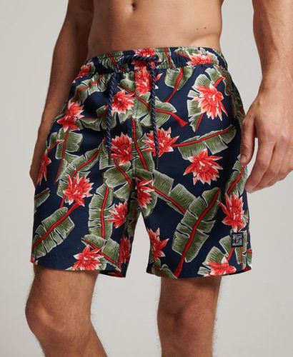 Men's Hawaiian Recycled Swim Shorts / Banana Leaf - Size: S - Superdry - Modalova