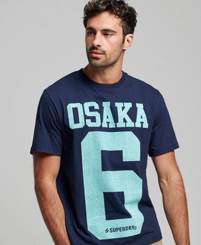 Men's Code Classic Osaka T-Shirt Navy / Rich Navy - Size: S - Superdry - Modalova